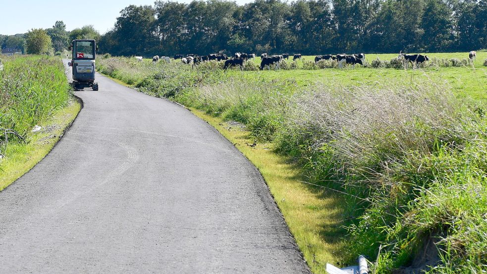 Andere Teile des Sielwegssehen schon fast fertig aus. Foto: Wagenaar