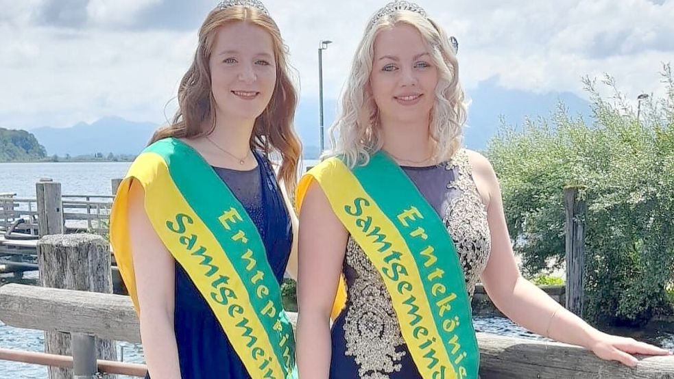 Im vergangenen Jahren waren Karina Tammen und Janina Schlömer zu Gast bei einem deutschlandweiten Königstreffen in Bayern. Foto: privat