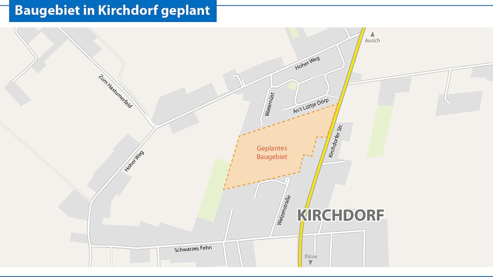 Das neue Wohngebiet würde aus Sackgassen Durchfahrtsstraßen machen. Grafik: Kirsten Schüür