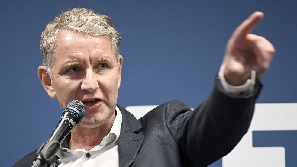 Der Thüringer AfD-Chef Björn Höcke muss wegen des Vorwurfs der Verwendung von NS-Vokabular vor Gericht. Foto: dpa/Britta Pedersen