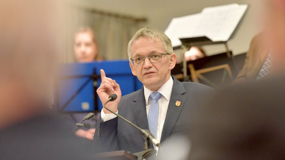 „Da werden Dinge beschlossen, die nicht umsetzbar sind“, Landrat Olaf Meinen fand am Dienstag klare Worte. Foto: Archiv