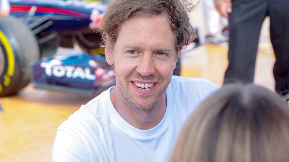 Sebastian Vettel kürzlich bei einem Motorsport-Event am Nürburgring. Foto: imago images/Beautiful Sports