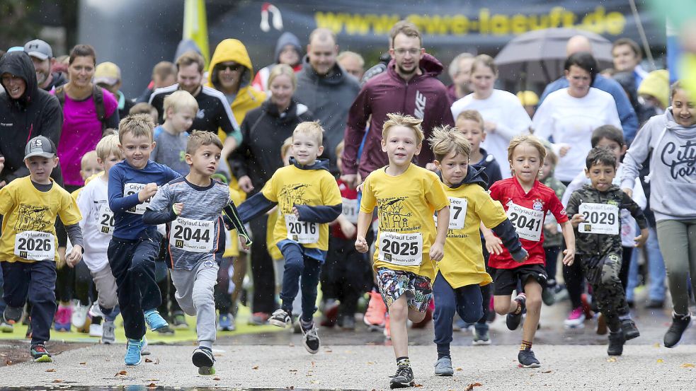 Die Anmeldezahlen beim Leeraner Citylauf sind in den letzten Wochen deutlich angezogen. Die Wetteraussichten sind prächtig. Archivfoto: Doden