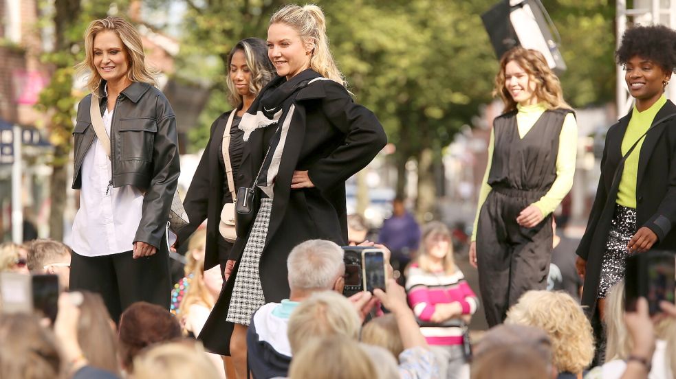Bei der Modenschau wurden Looks gezeigt. Foto: Loger
