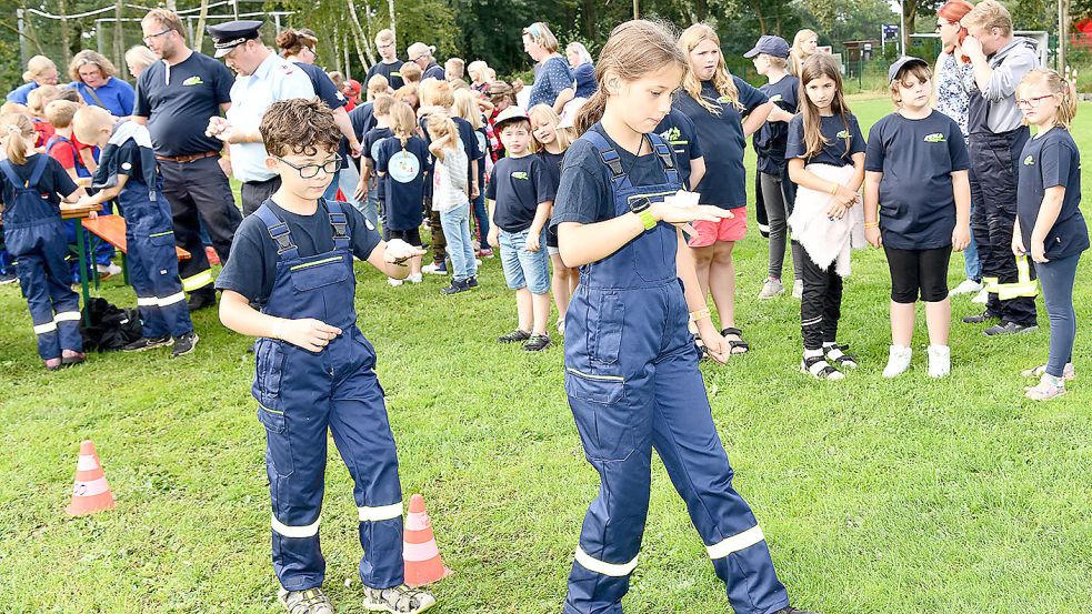 Verschiedene Aufgaben mussten die Teilnehmer absolvieren. Foto: Stromann