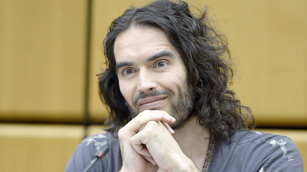 Der Comedian Russel Brand, einst verheiratet mit Katy Perry, soll unter anderem eine damals 16-Jährige missbraucht haben. Foto: dpa/Herbert Neubauer