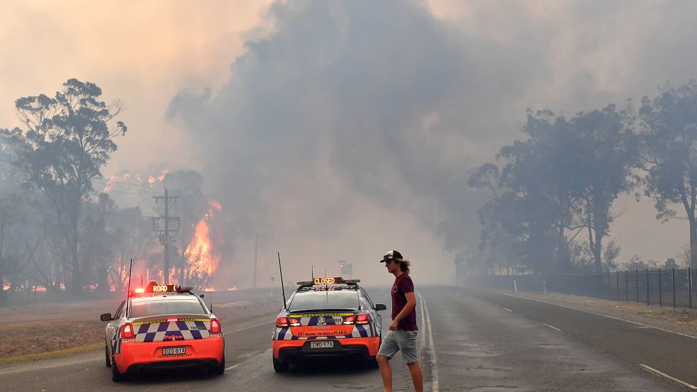 2019 und 2020 verwandelten Buschbrände weite Teile Australiens in ein Flammenmeer. Wiederholt sich die Katastrophe dieses Jahr? Foto: dpa/AAP/Dean Lewins