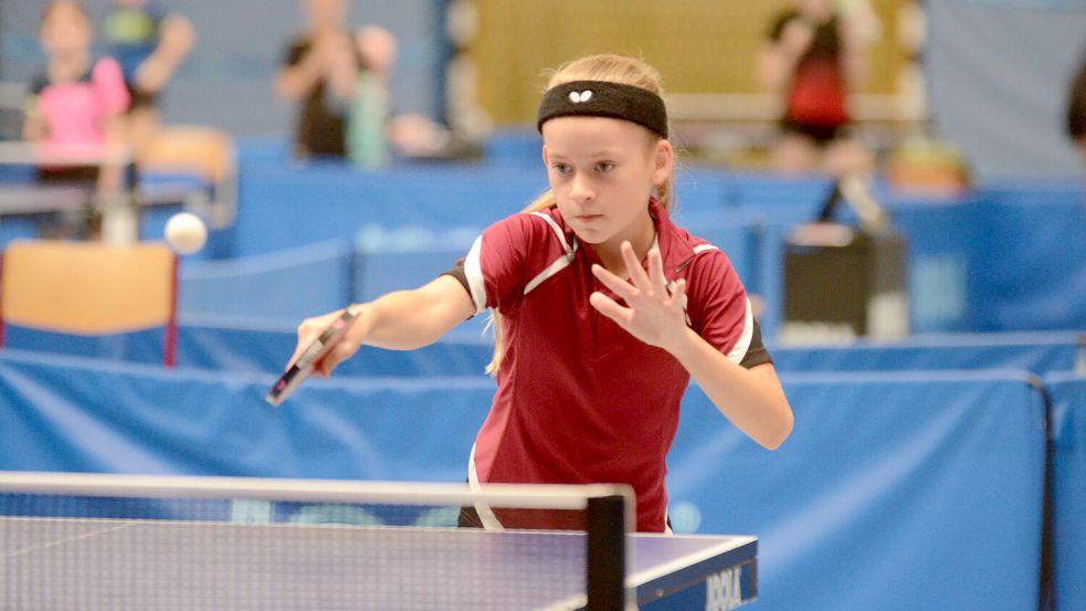 Kristin Tuve gehört zu den größten Talenten im ganzen Land. Das bewies sie zuletzt bei der Landesrangliste. Foto: Gömann