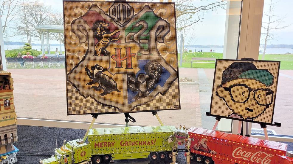 Auch auf Motive aus der beliebten Buchreihe Harry Potter, dürfen sich Besucher und Besucherinnen der Lego-Ausstellung freuen. Foto: Bricks am Meer e.V.