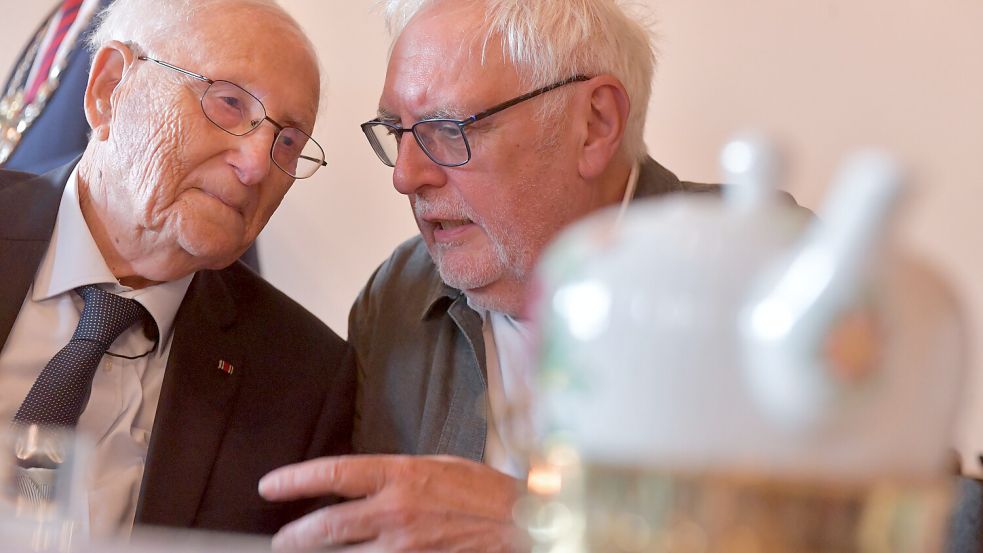 Freunde: Albrecht Weinberg und Bruno Schachner. Foto: Ortgies