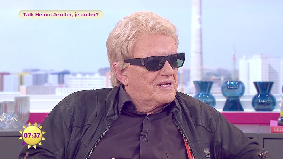Sänger Heino am Dienstag im „Frühstücksfernsehen“ bei Sat. 1: Seine Aussagen zum Gendern stoßen auf Kritik. Foto: Sat. 1