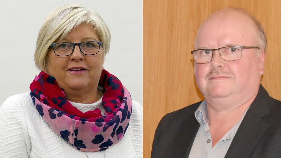 Seit Donnerstagabend sitzt mit Christiane Köller und Dietmar Woortmann ein Geschwisterpaar für die SPD im Rat der Gemeinde Westoverledingen. Fotos: Ammermann/Archiv