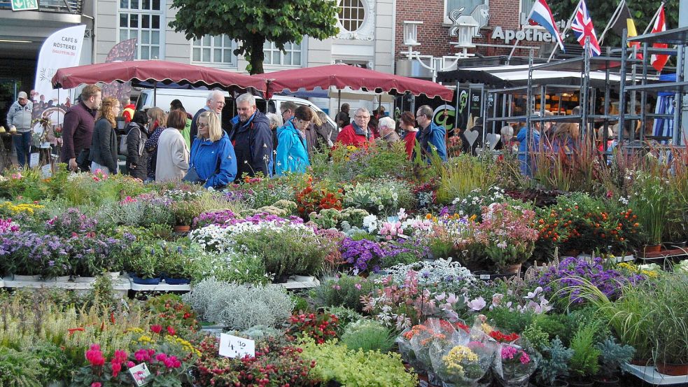 In Aurich findet wieder der Heidemarkt statt. Foto: Luppen/Archiv