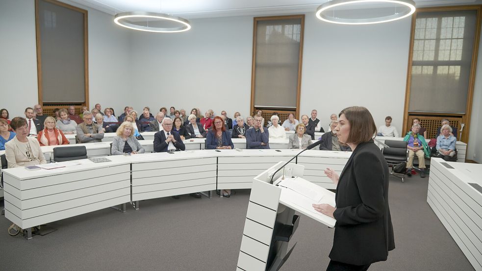 Der Festvortrag im Osnabrücker Rathaus am Tag der Deutschen Einheit mit Tanja Maljatschuk war ausgebucht. Foto: Uwe Lewandowski