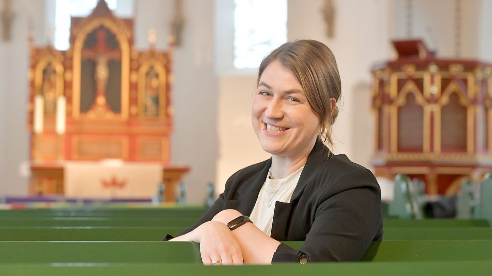 Ina Jäckel ist 38 Jahre alt und schreibt auf Instagram über Gott und die Welt. Für „Ostfriesland intim“ hat die Pastorin über Sex gesprochen. Foto: Ortgies