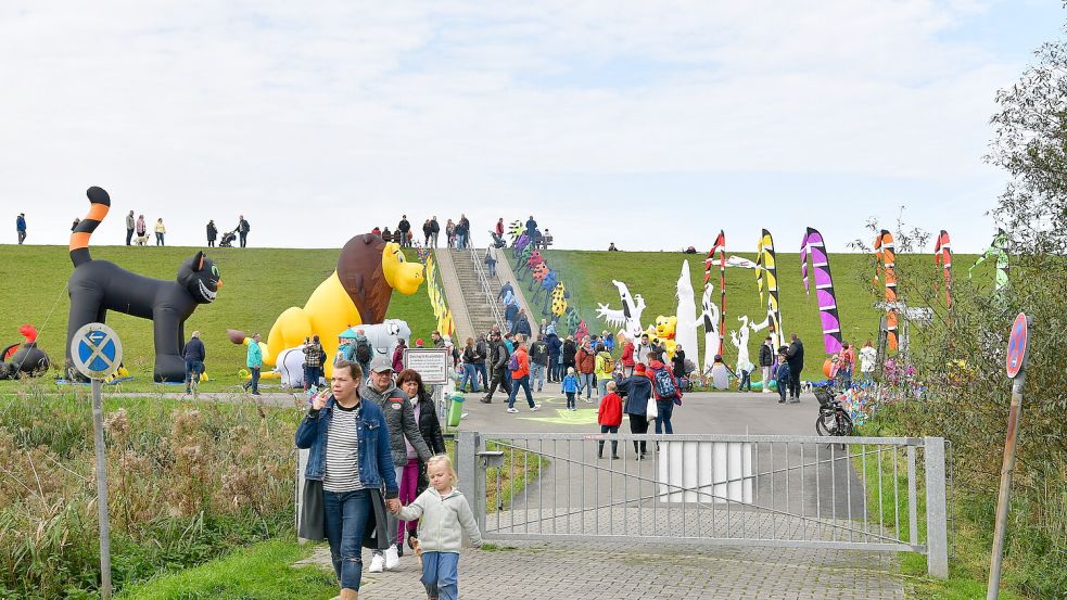 Das Drachenfest in Upleward fand in diesem Jahr zum 38. Mal statt.