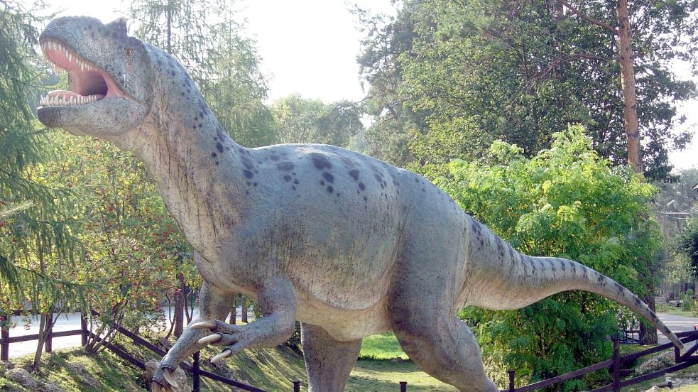 Der Allosaurus ist ein Vorfahren des Tyrannosaurus rex und kam auch dort vor, wo heute Deutschland ist. Foto: Jakub Hałun/Wikimedia Commons