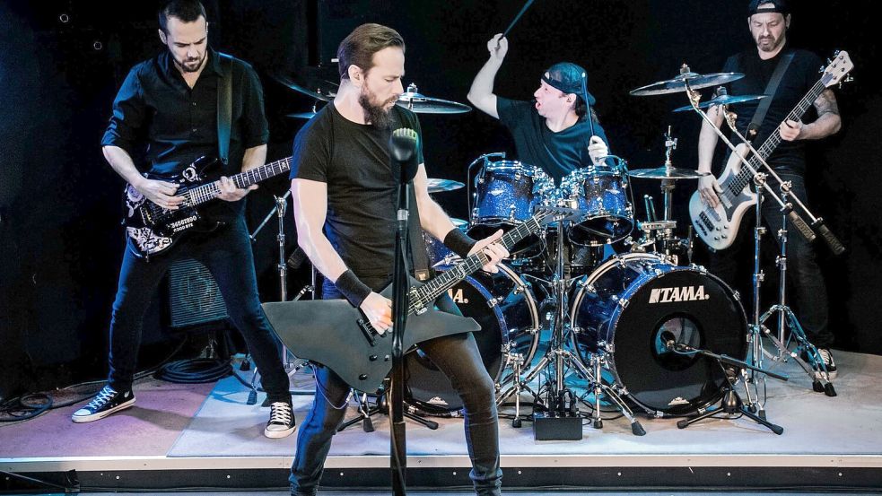 Die Band My’Tallica zählt zu den bekanntesten Metallica-Coverbands. Foto: My’Tallica