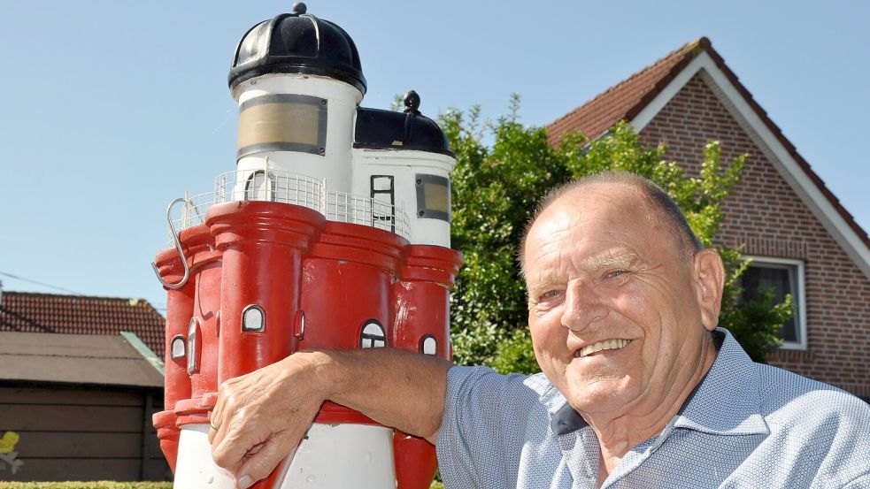 Hinrich Hardy war schon als Kind auf Kanälen und Wieken unterwegs. Er trat auf Umwegen in die Fußstapfen seines Vaters und Großvaters und wurde selbstständiger Binnenschiffer. Foto: Ullrich