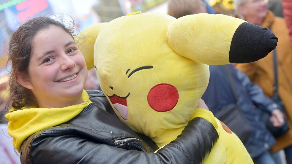 Die Freude war vielen Besuchern ins Gesicht geschrieben. Bei einem Gewinn sowieso. Foto: Ortgies