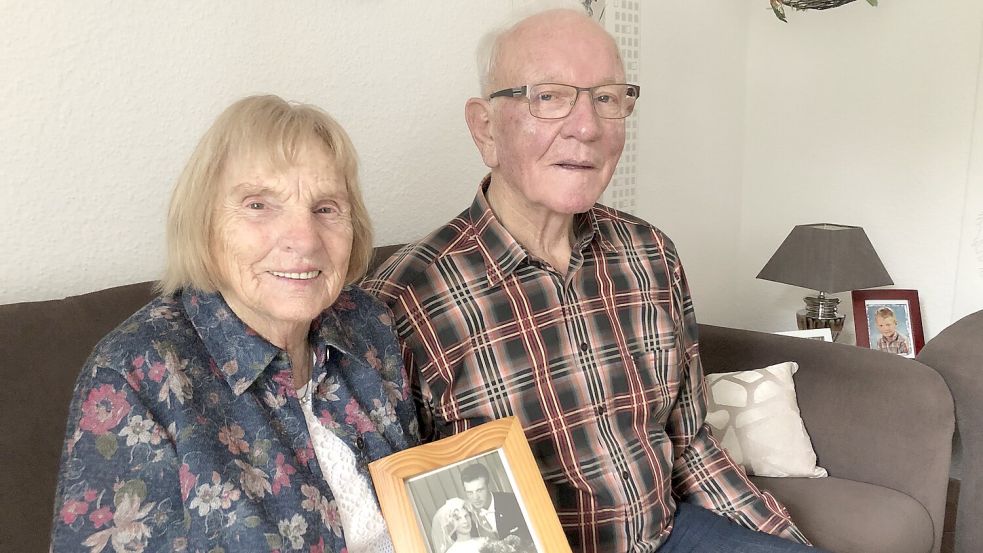 Ilka und Jannes Goos sind seit 60 Jahren verheiratet. Foto: Weiden