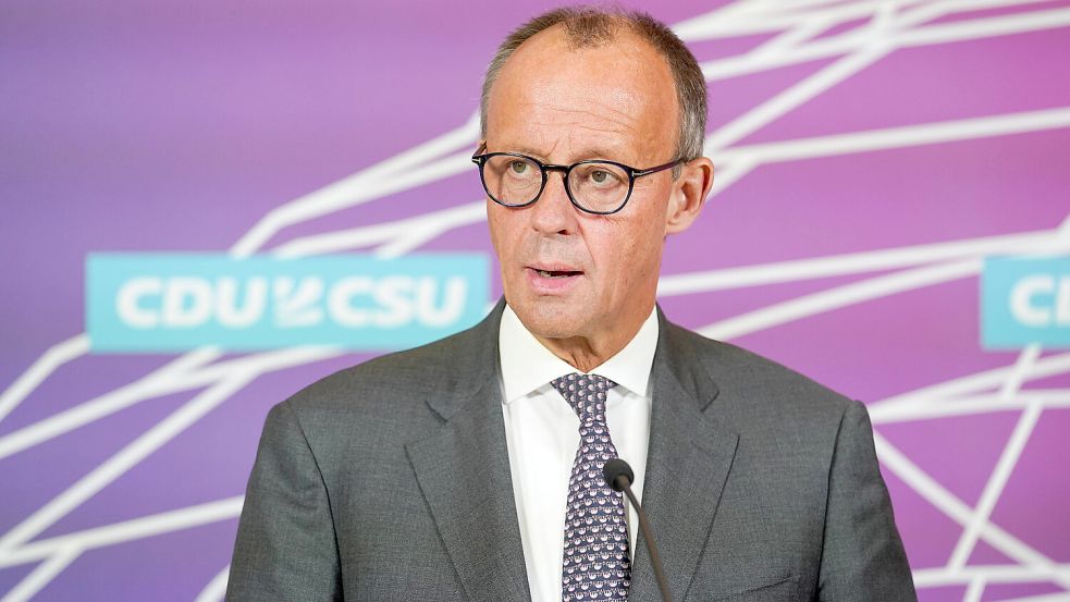 Kann sich aktuell über gute Umfragewerte freuen: CDU-Chef Friedrich Merz. Foto: imago-images/Fotostand