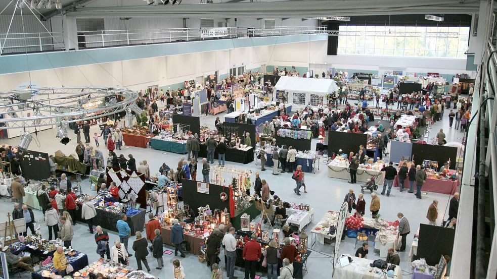 Bei der Hobbybörse in der Emder Nordseehalle zeigen zahlreiche Aussteller, was sie in ihrer Freizeit herstellen. Foto: Archiv