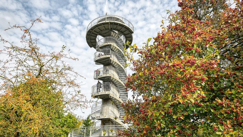 Der Park der Gärten zeigt sich von seiner herbstlichen Seite. Foto: Park der Gärten