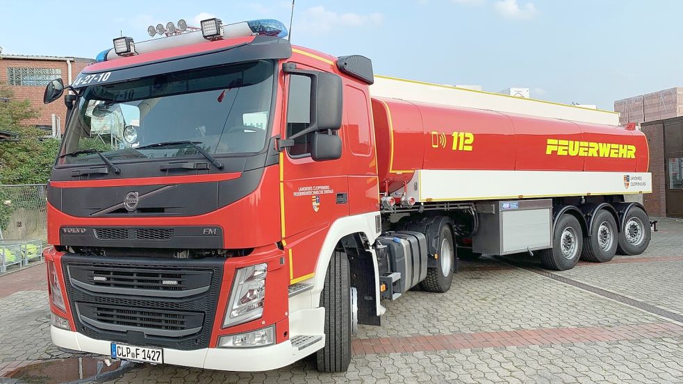 Ein ähnliches Fahrzeug, wie es der Landkreis Cloppenburg für seine Feuerwehr im Jahr 2021 angeschafft hat, wurde jetzt für die Kreisfeuerwehr Leer bestellt. Foto: Landkreis Cloppenburg