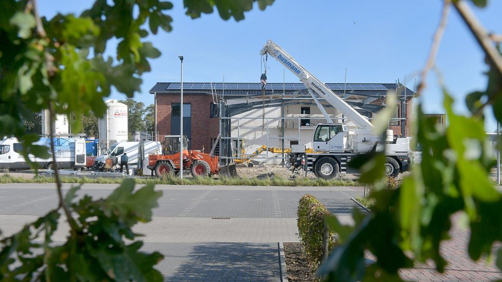 Im Gewerbegebiet werden derzeit die letzten Belegungslücken geschlossen. Foto: Ortgies