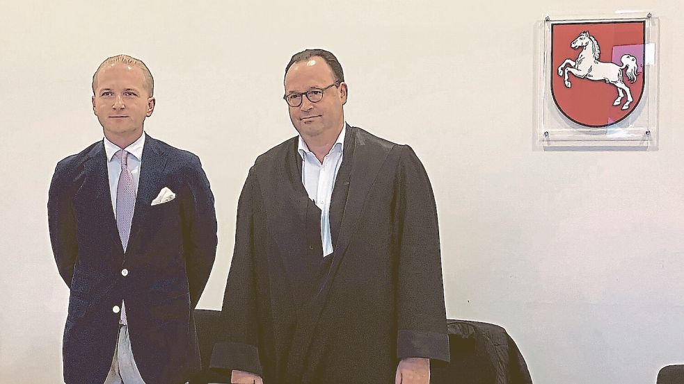 Hendrik Holt erschien erneut mit Pflichtverteidiger Maximilian Pancic vor dem Osnabrücker Landgericht. Foto: Kallmeier