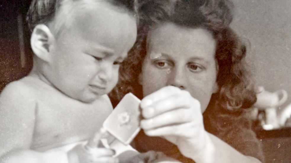 Eines der wenigen Fotos von Maurice Windmüller zeigt ihn bei der Familie Weersing. Foto: privat