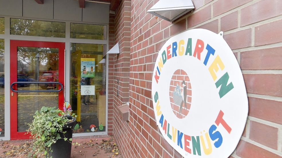 Der Kindergarten Swalvkenüst ist vormittags geöffnet. Foto: Ortgies