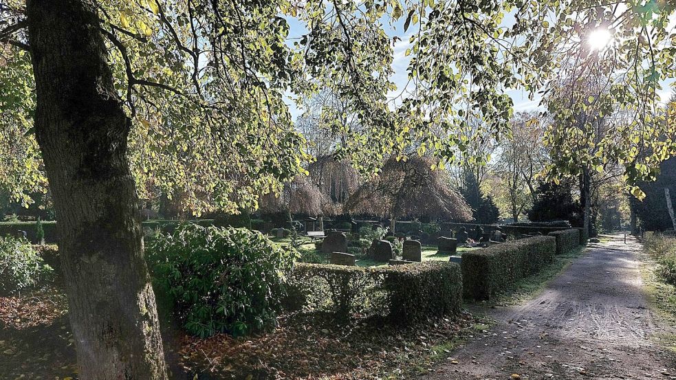 Auf dem Friedhof Tholenswehr soll es spuken, besagt eine Legende. Foto: Hanssen/Archiv