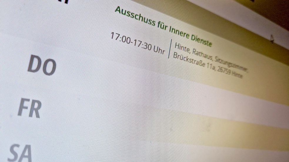 Aktuell gibt es die Beschlusskontrolle noch nicht online. Das soll sich aber nach Möglichkeit ändern. Symbolfoto: Hock