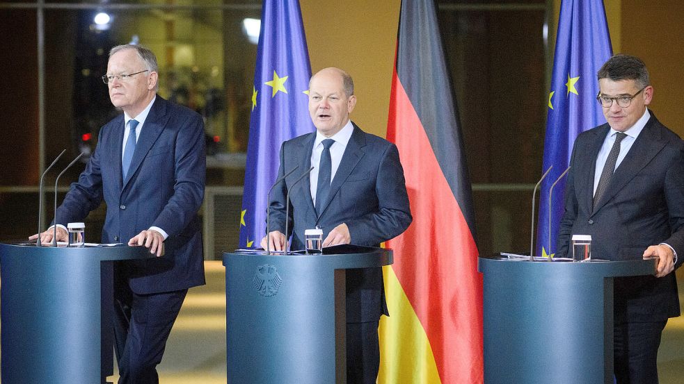 Bund-Länder-Treffen im Bundeskanzleramt Foto: dpa