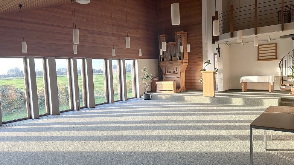 Die Kirchengemeinde nutzt den Kirchsaal nicht mehr - Gottesdienste finden nur noch in der alten Kirche statt. Foto: Weiden