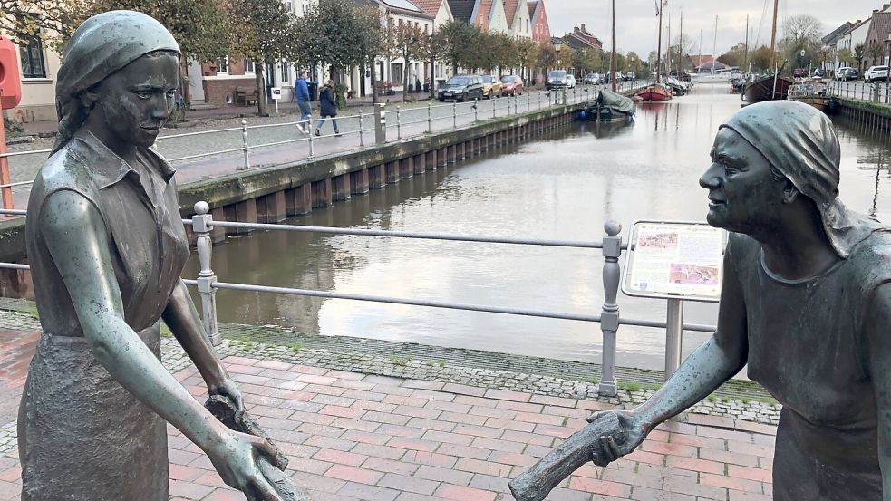 Der Alte Hafen in Weener ist ein Schmuckstück. Foto: Vogt