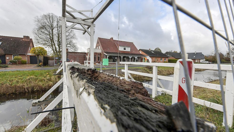 Die Sanierung der Brücke Rudolfswieke in Höhe ds Eschenweges wurde in Auftrag gegeben. Foto: Ortgies
