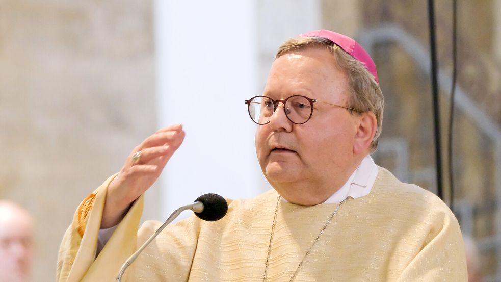 Der ehemalige Bischof von Osnabrück, Franz-Josef Bode, hier bei seinem Abschiedsgottesdienst im Dom Foto: Thomas Osterfeld
