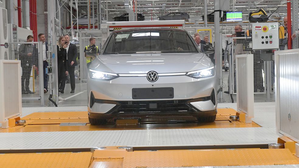 Die Hoffnung des VW-Werks in Emden: der ID.7. Foto: Ortgies