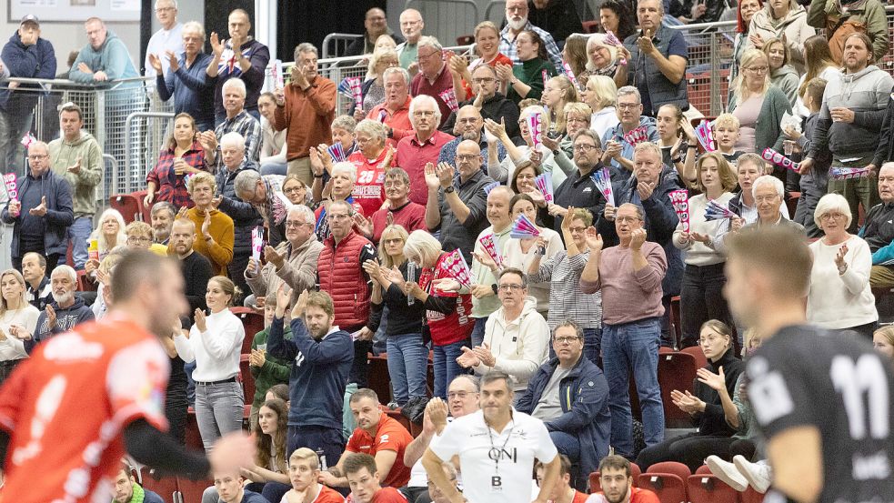 Der OHV Aurich setzt Samstag wieder auf die Unterstützung seiner Fans. Foto: Doden/Emden