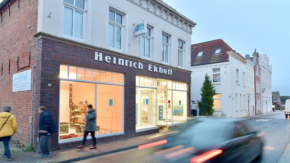 In der Norderstraße ist das traditionsreiche Geschäftshaus. Bald gehen die Lichter aus. Foto: Ortgies