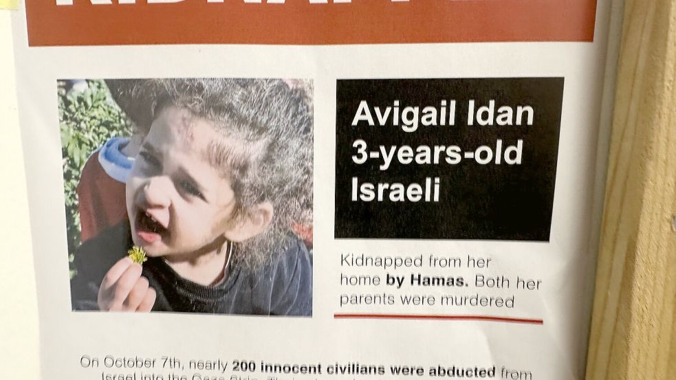 Selbst vor drei-Jährigen Mädchen machte die Hamas nicht halt. Foto: Michael Clasen