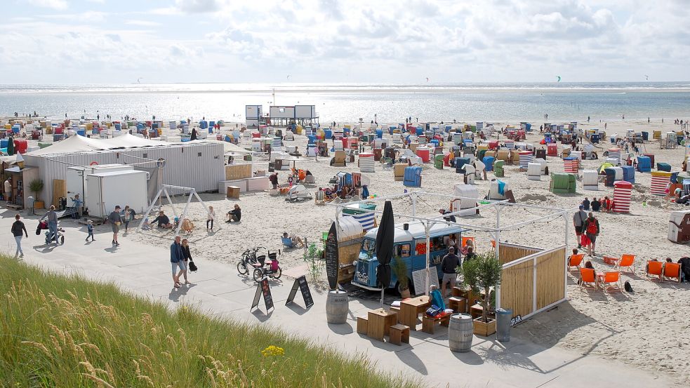 Saisonunabhängig müssen erwachsene Gäste im nächsten Jahr voraussichtlich 4,80 Euro pro Nacht während ihres Urlaubs auf Borkum bezahlen. Foto: Ferber