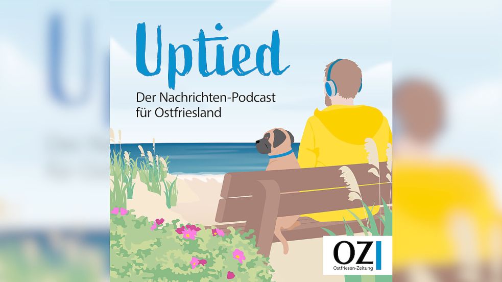 Von Montag bis Freitag versorgt „Uptied“ Sie am Morgen um 7 Uhr mit Informationen.