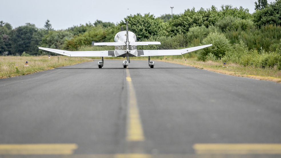 Mehr als 20.000 Starts und Landungen kommen am Flugplatz Leer-Papenburg jedes Jahr zusammen. Archivfoto: Ortgies