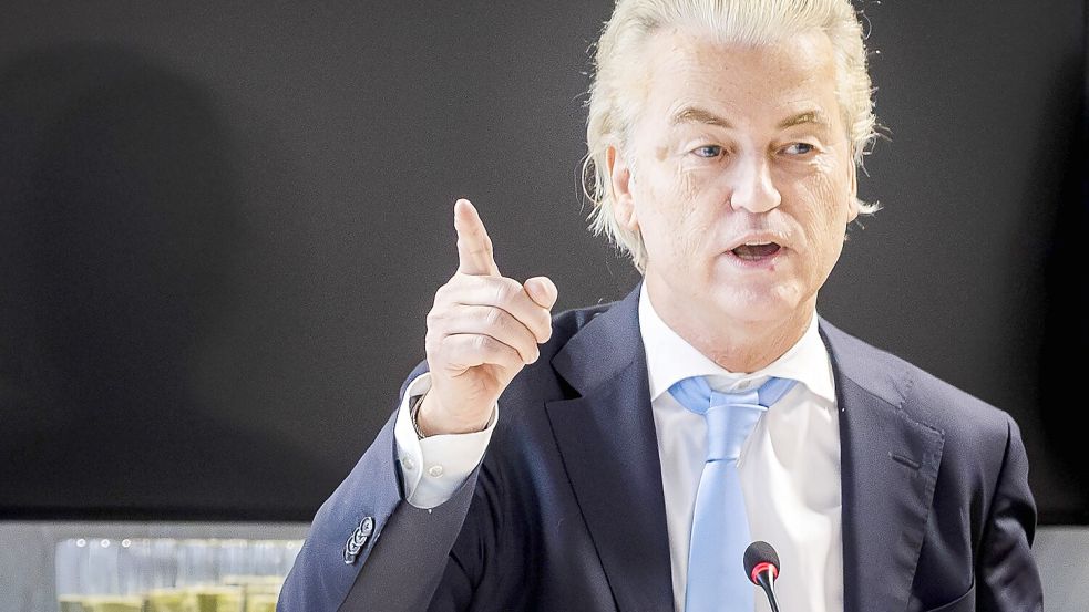 Der Wahlsieger in den Niederlanden heißt Geert Wilders. Kann er eine Regierung formen und neuer Ministerpräsident werden? Foto: imago images/ANP