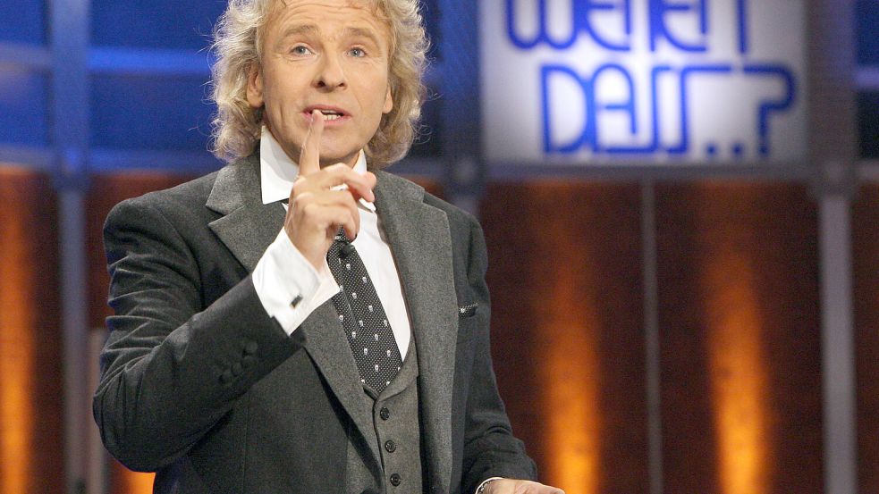 Thomas Gottschalk wird am 25. November zum letzten Mal „Wetten, dass...?“ moderieren. Foto: dpa-Zentralbild