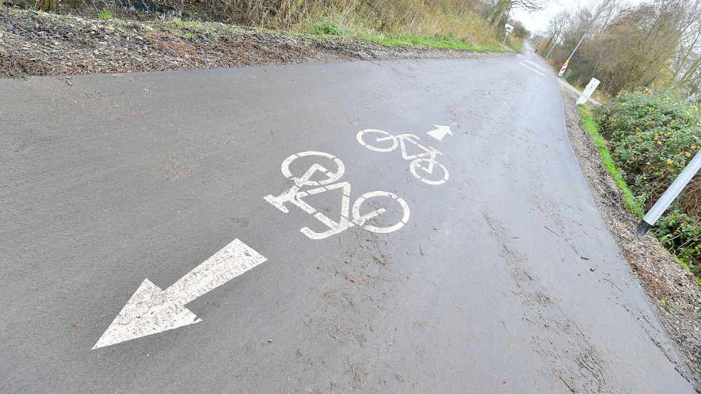 Der Sielweg wurde auf einer Länge von 2,7 Kilometern ausgebaut. Foto: Wagenaar